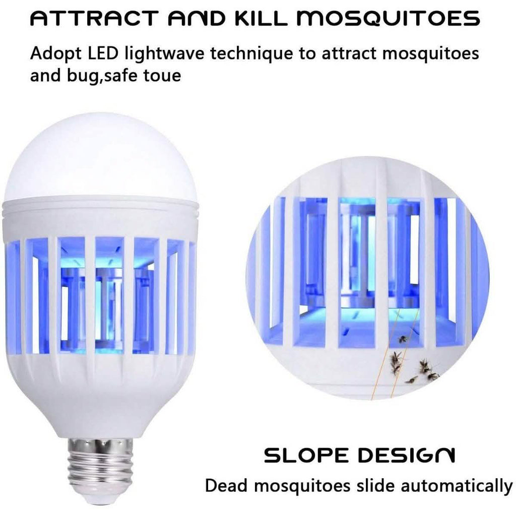 GLOUE 2-in-1 Bug Zapper and Mosquito Killer Lamp