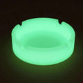 Glow In The Dark Ashtray For Smoking Cigarette Silicone Luminous Unique Design Rubber Soft Fluorescent Ashtrays
