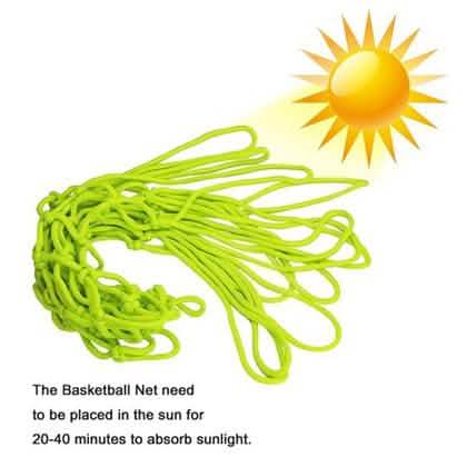Glow-In-The-Dark Basketball Net