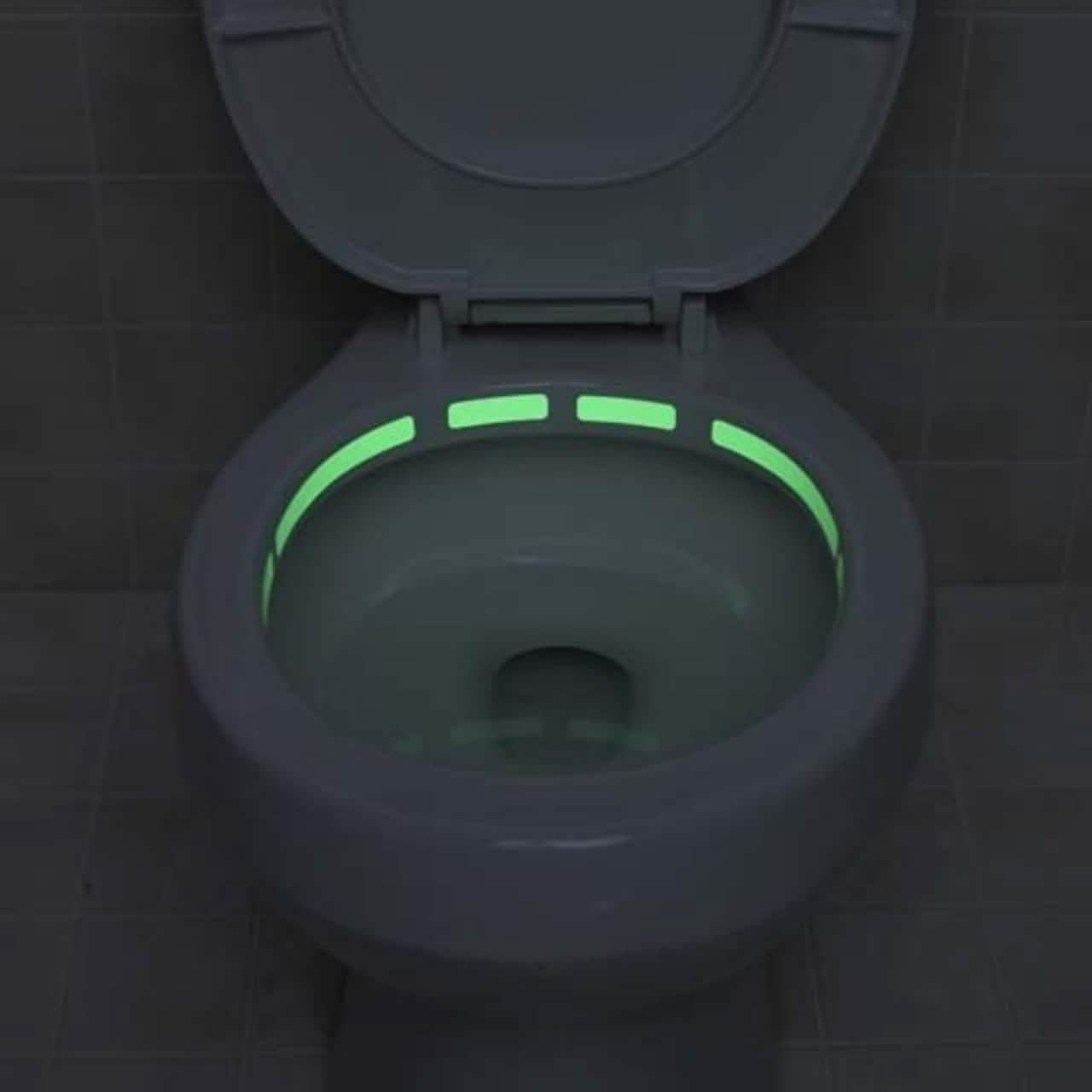 Glow In The Dark Toilet Locator Strip - 2 Rolls