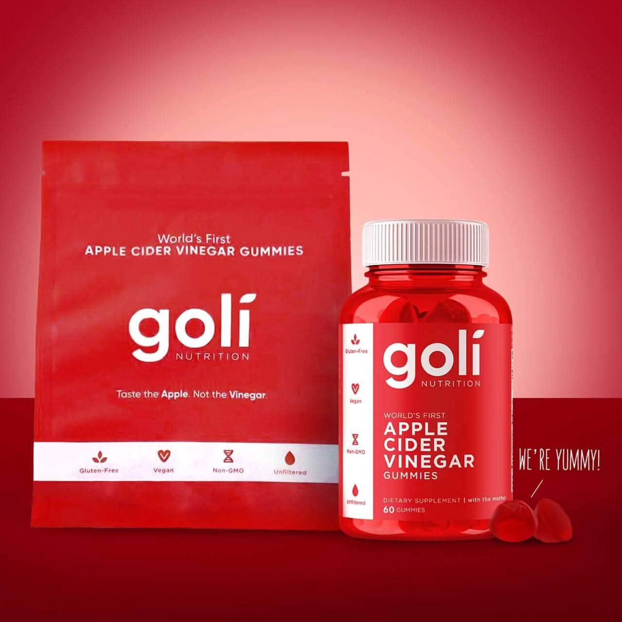 Goli Apple Cider Vinegar Gummy Vitamins by Goli Nutrition