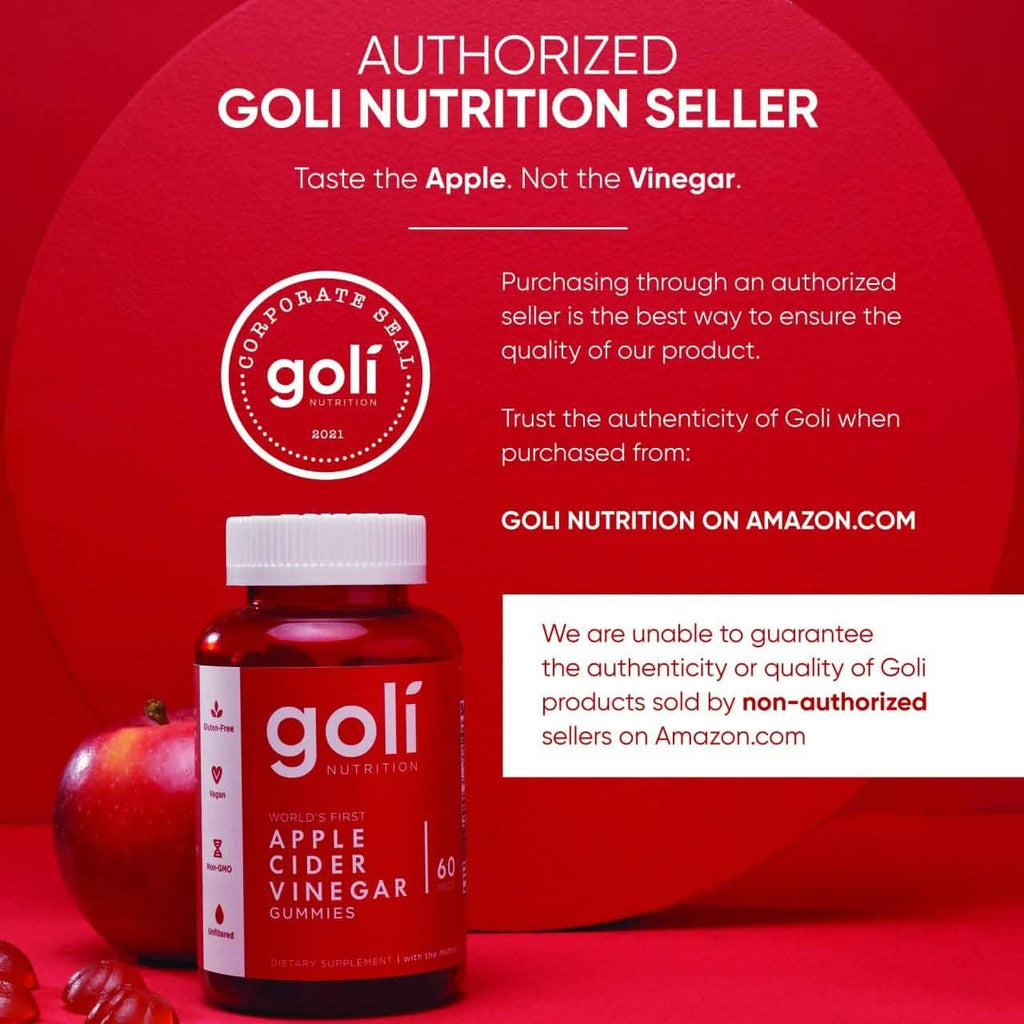 Goli Apple Cider Vinegar Gummy Vitamins by Goli Nutrition