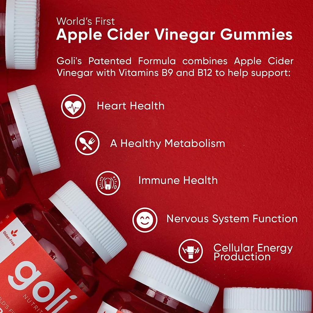 Goli Apple Cider Vinegar Gummy Vitamins by Goli Nutrition