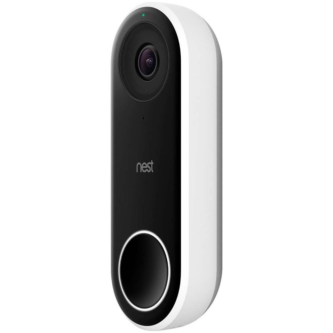Google - Nest Hello Smart Wi-Fi Video Doorbell