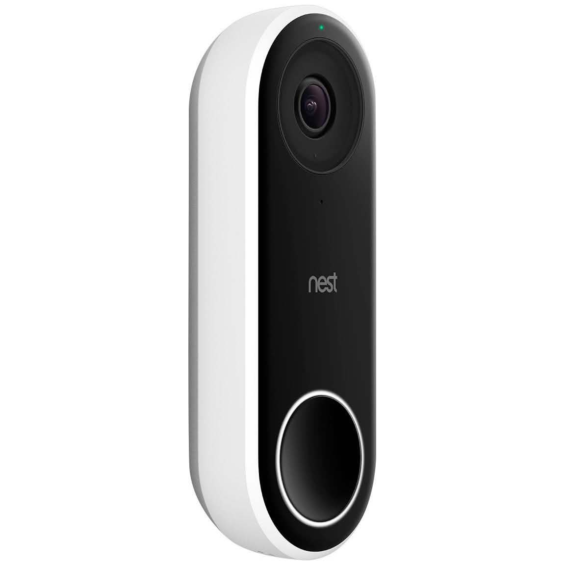 Google - Nest Hello Smart Wi-Fi Video Doorbell