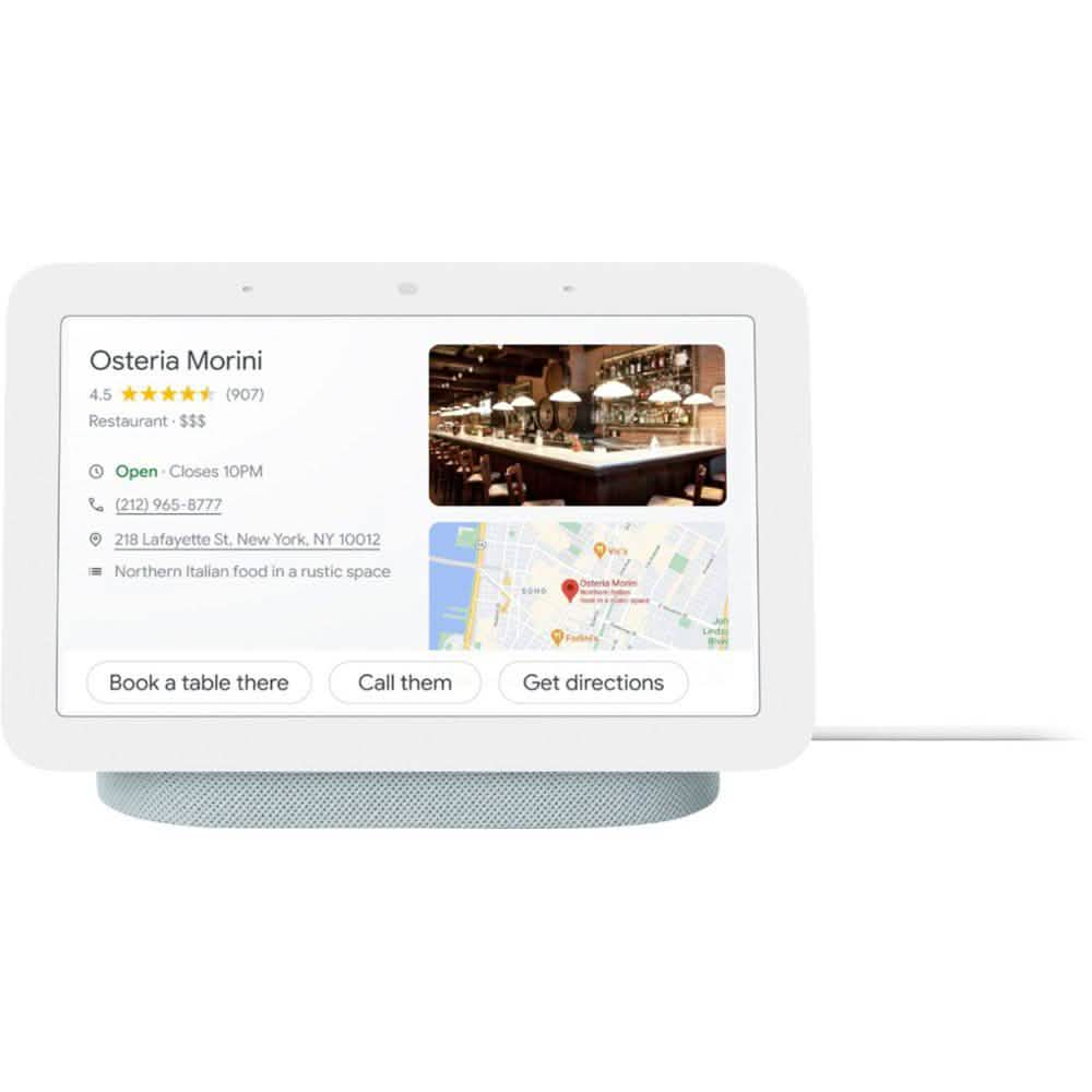 Google Nest Hub 7” Smart Display with Google Assistant (2nd Gen)