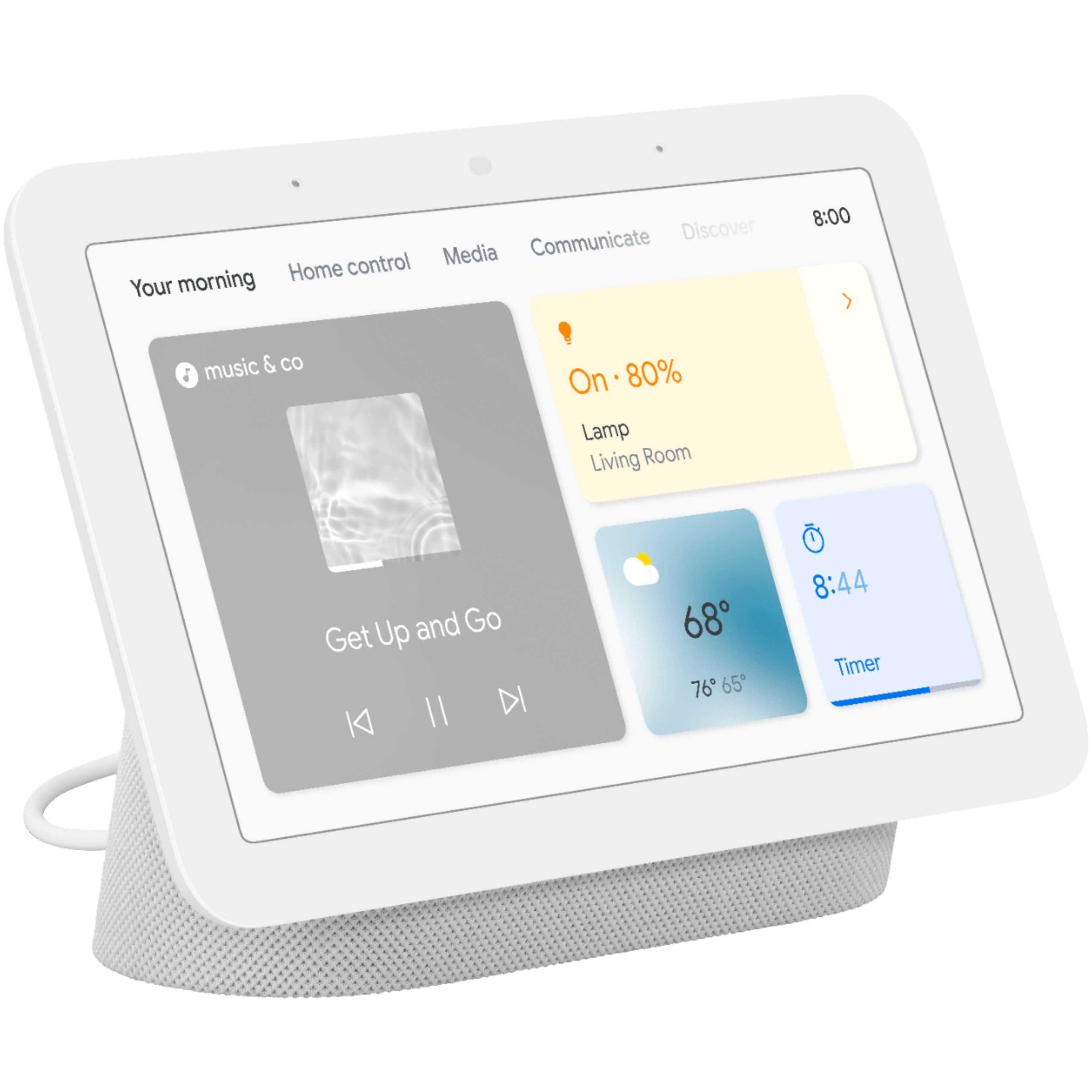 Google Nest Hub with Google Assistant 2nd Gen - Chalk