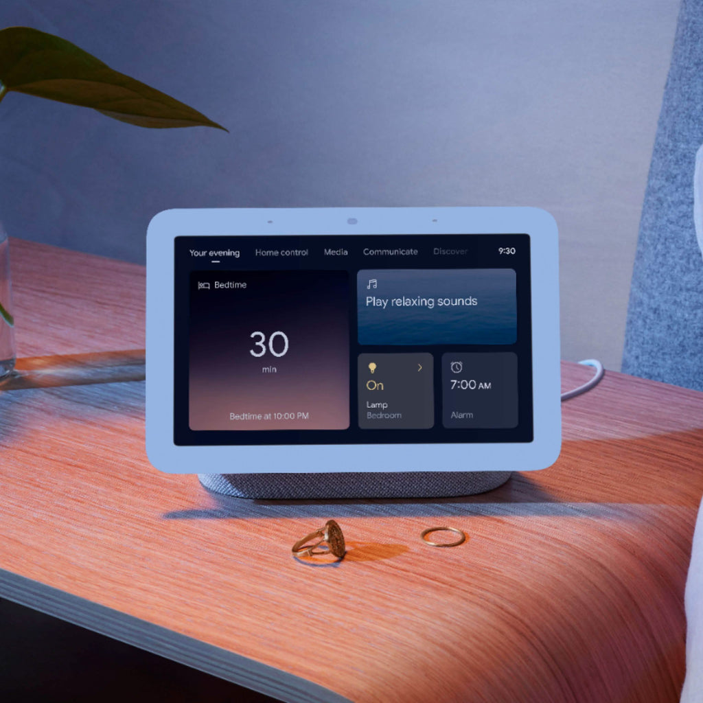 Google Nest Hub with Google Assistant 2nd Gen - Chalk