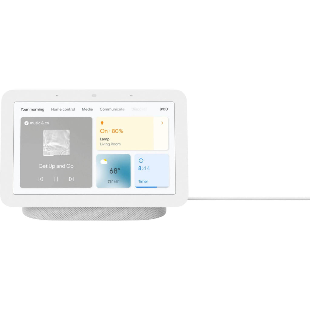 Google Nest Hub with Google Assistant 2nd Gen - Chalk