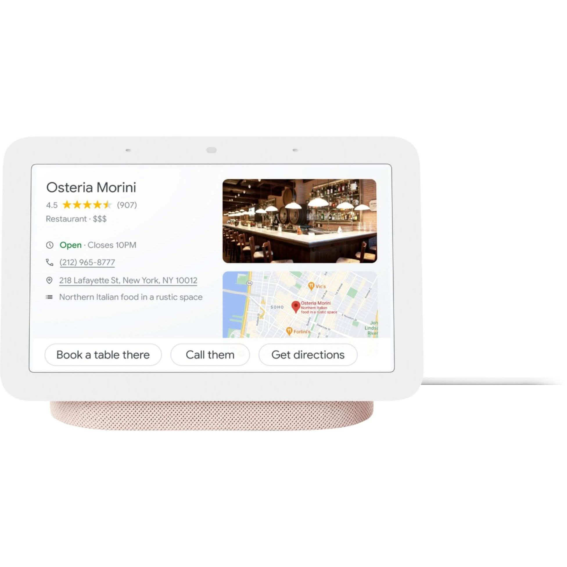 Google Nest Hub with Google Assistant 2nd Gen - Sand