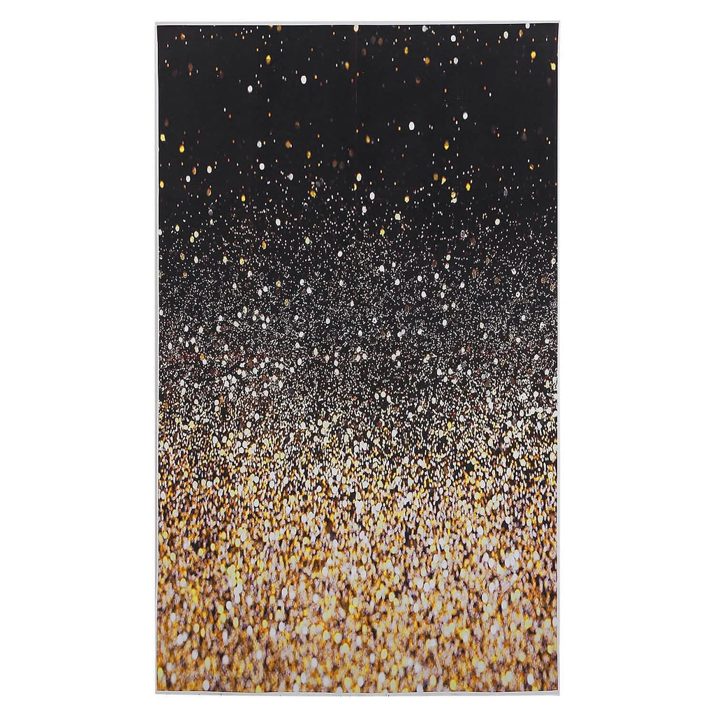 Gradual Glitter Black Gold Bokeh Spots Photography Background