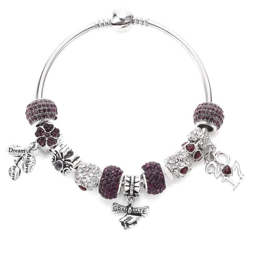 Graduation Charm Bracelet
