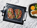 GraniteStone Diamond Non-Stick Aluminum Smokeless Indoor Electric Grill