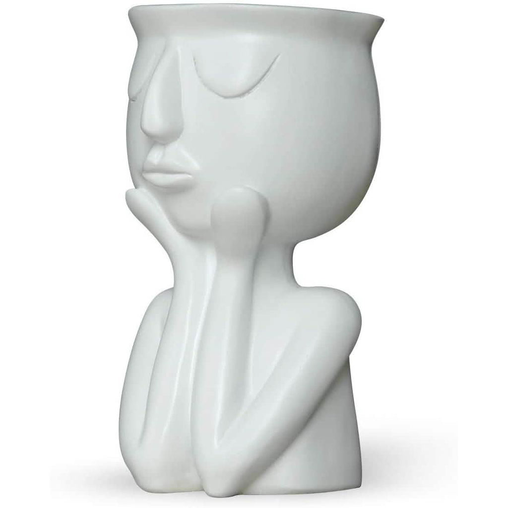 Greneric Character Portrait Flower Pot Resin Succulents Plant Pot
