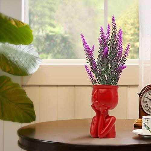 Greneric Character Portrait Flower Pot Resin Succulents Plant Pot