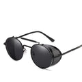 Windshield Round Retro Colored Reflective Sunglasses