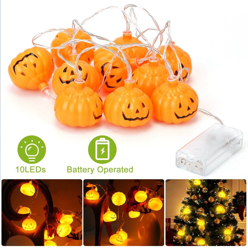 Halloween String Light Pumpkin LED Lamps Battery Powered