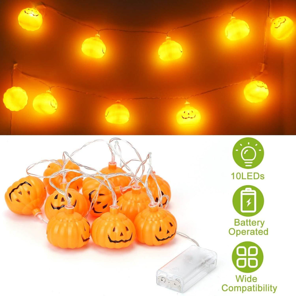 Halloween String Light Pumpkin LED Lamps Battery Powered