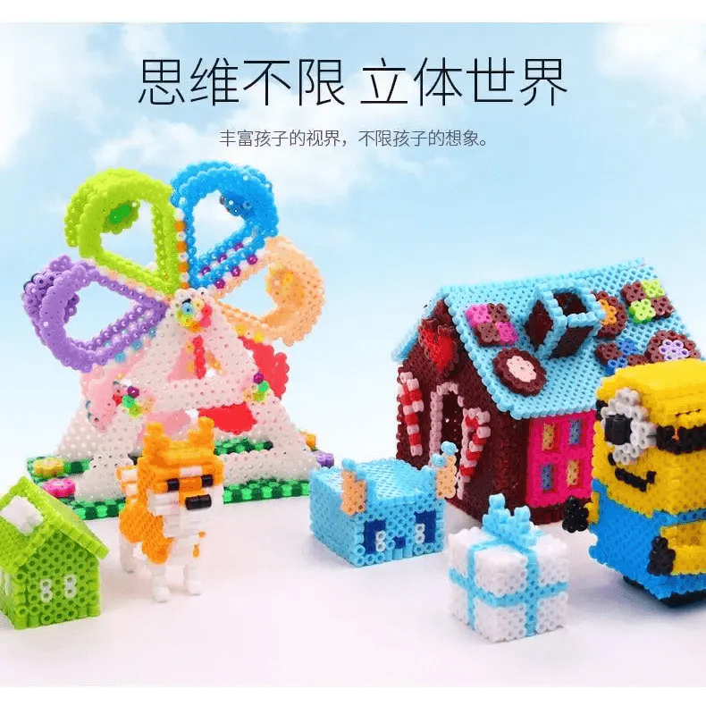 Hama Beads template Toy Beads tool Educational Tangram Jigsaw Puzzle Template Kids Toy