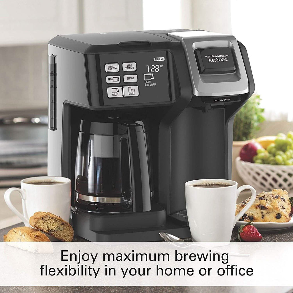 Hamilton Beach 49976 FlexBrew 2-Way Brewer Programmable Coffee Maker