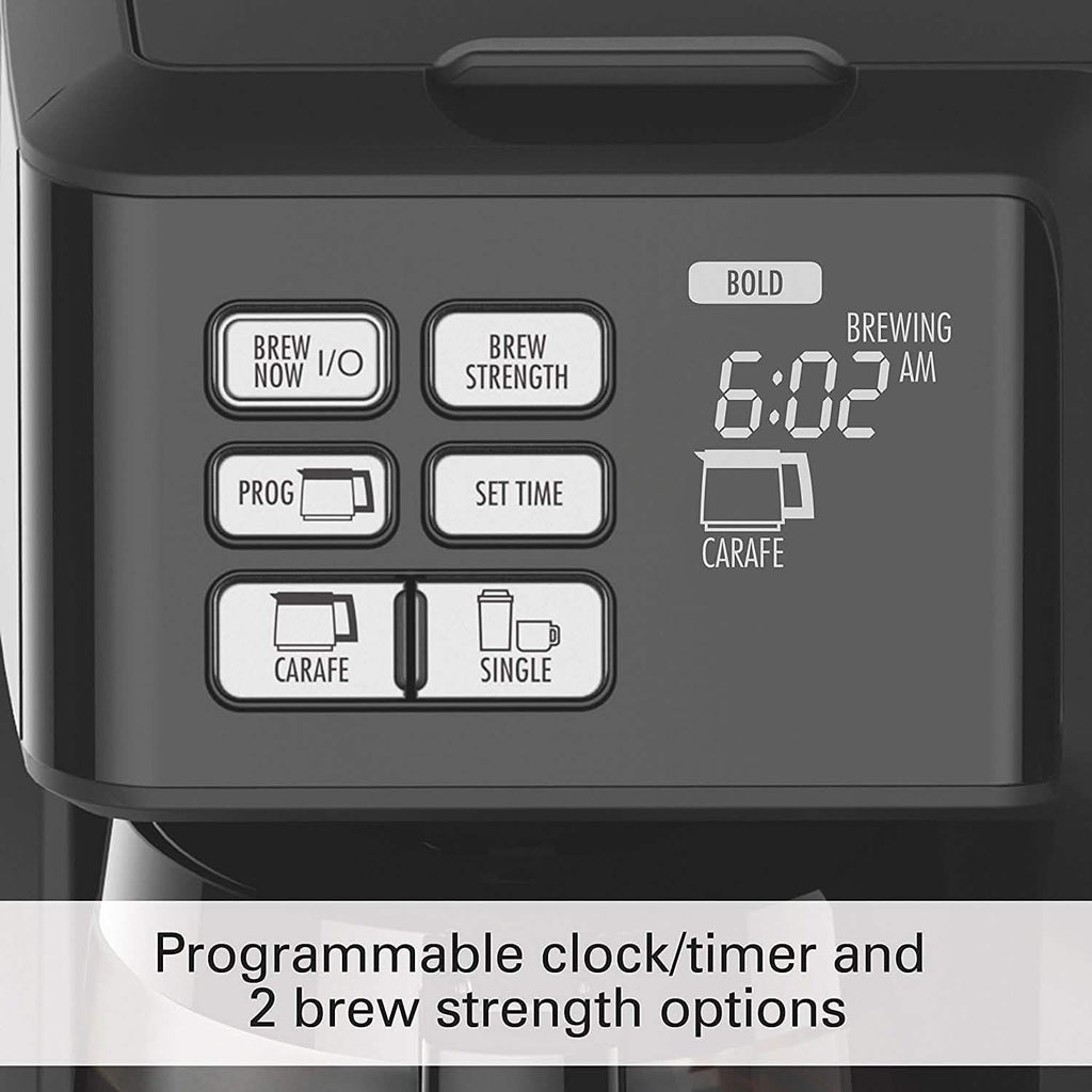 Hamilton Beach 49976 FlexBrew 2-Way Brewer Programmable Coffee Maker