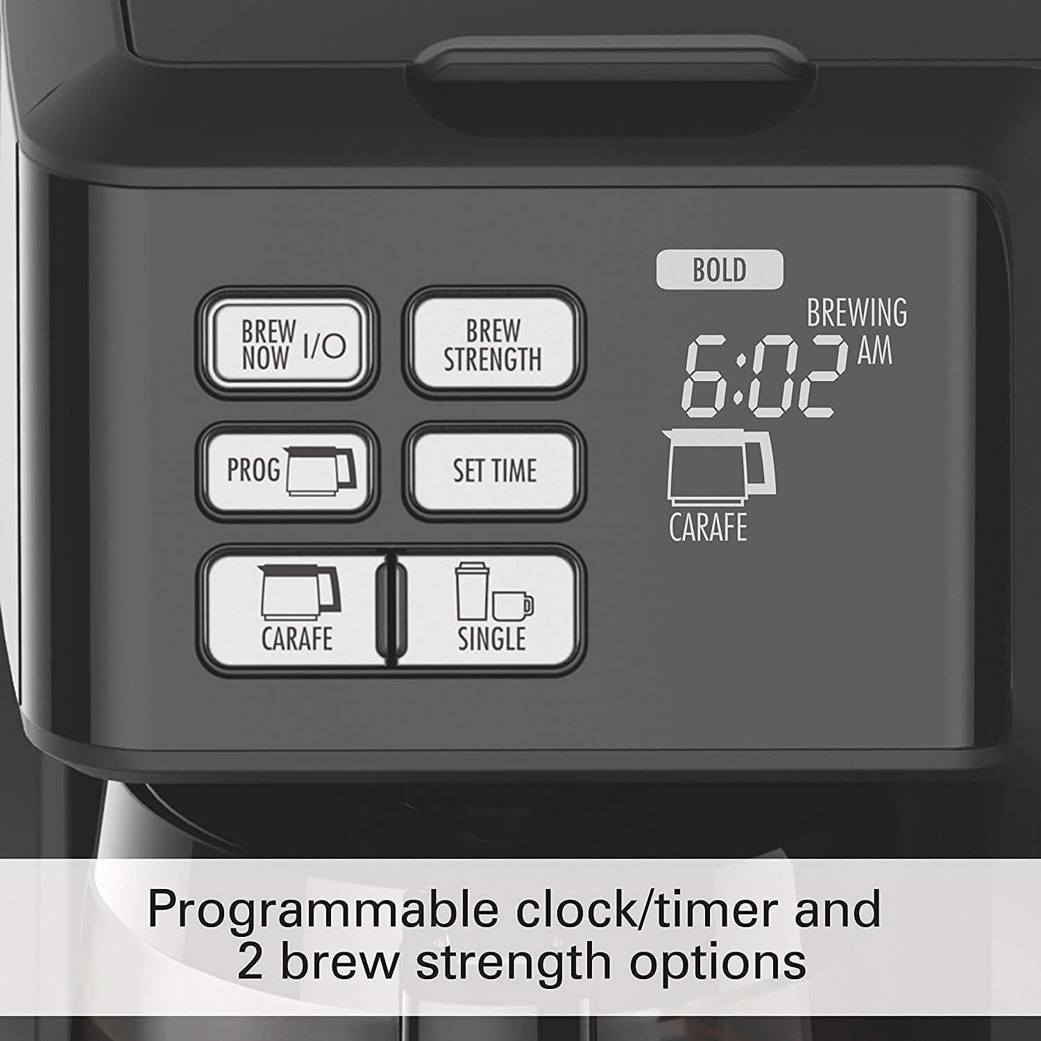 Hamilton Beach 49976 FlexBrew 2-Way Brewer Programmable Coffee Maker