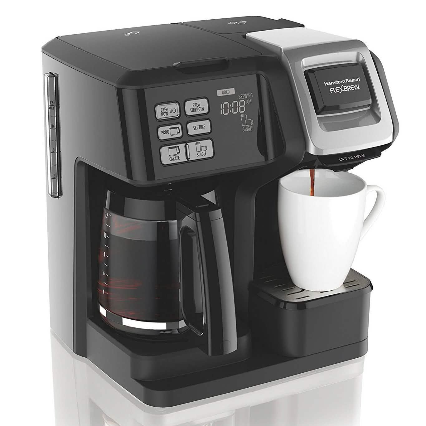 Hamilton Beach 49976 FlexBrew 2-Way Brewer Programmable Coffee Maker