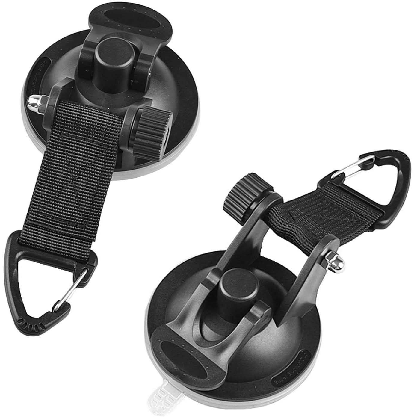 Hamnor Heavy Duty Car Camping Tie Down Suction Cups with Hooks