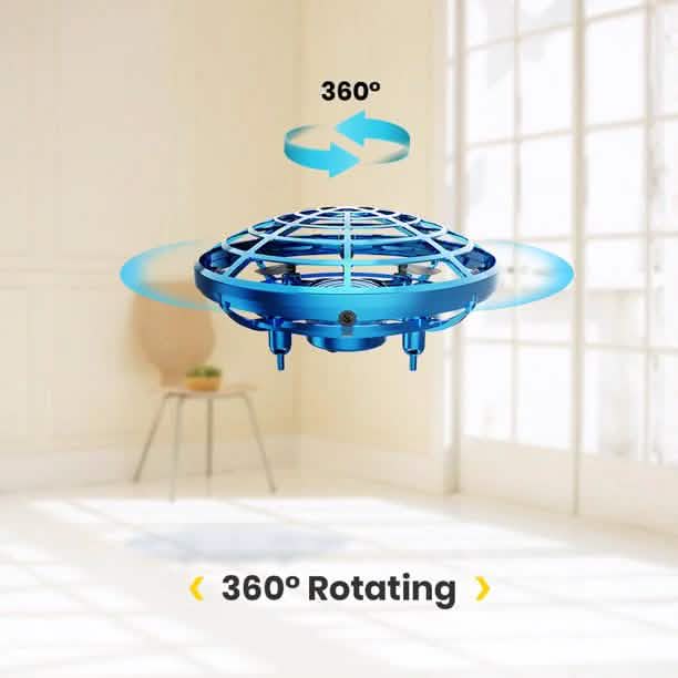 Hand Operated Flying Drone Scoot Hands Free