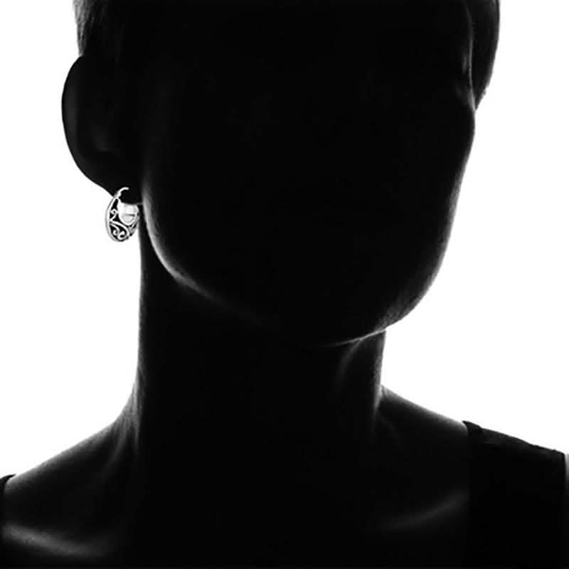 Handcrafted Sterling Silver Hoop Earrings by Verona