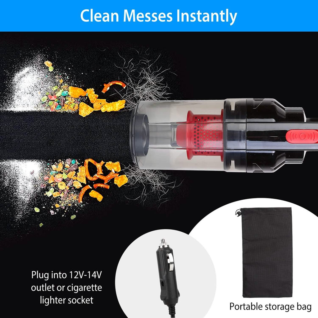 Handheld Car Vacuum Cleaner with Accessory Kit