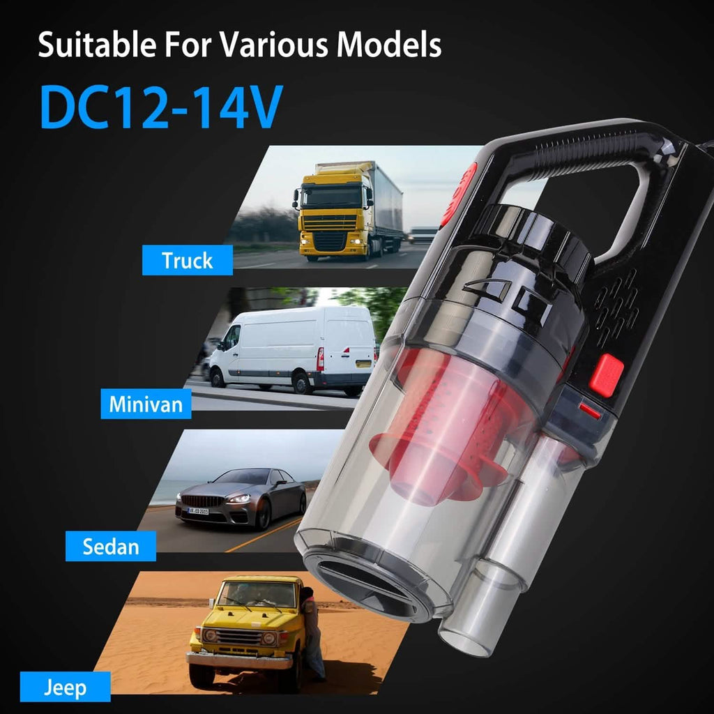 Handheld Car Vacuum Cleaner with Accessory Kit