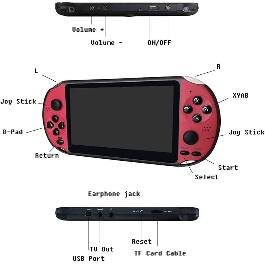 Handheld Game Console for Kids/Adults X12 Pro