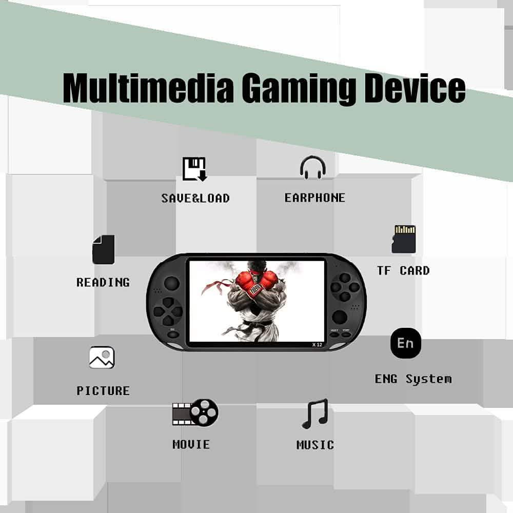 Handheld Game Console for Kids/Adults X12 Pro
