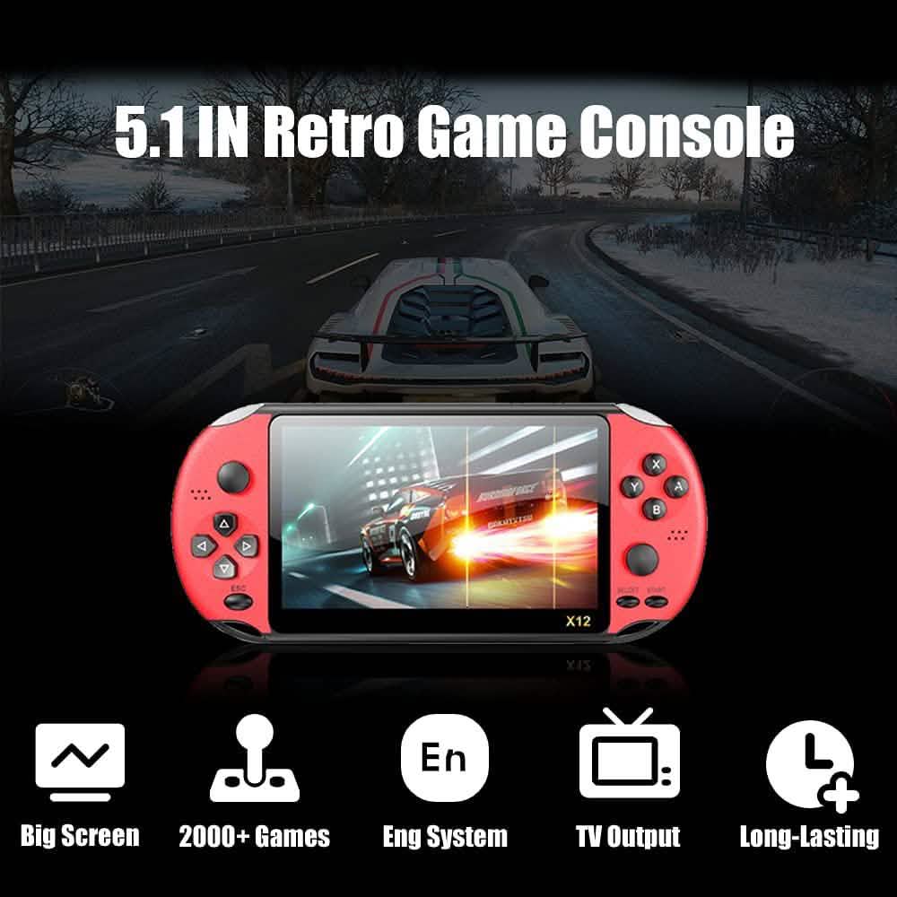 Handheld Game Console for Kids/Adults X12 Pro
