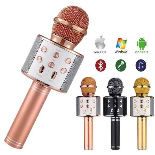Karaoke Handheld Wireless Bluetooth Microphone