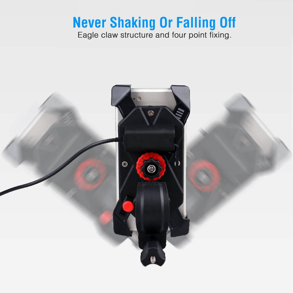 Handlebar Mirror Mobile Phone Holder