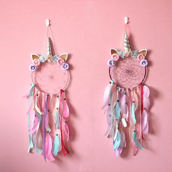 Handmade Feather Dream Catcher Wall Hanging Decoration