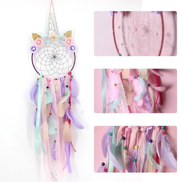 Handmade Feather Dream Catcher Wall Hanging Decoration