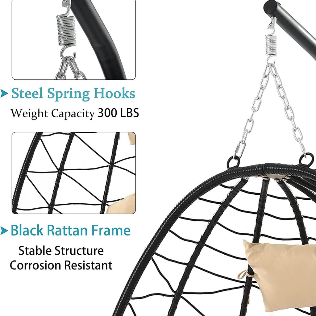 Hanging Egg Chair, Outdoor Indoor Swing Chair