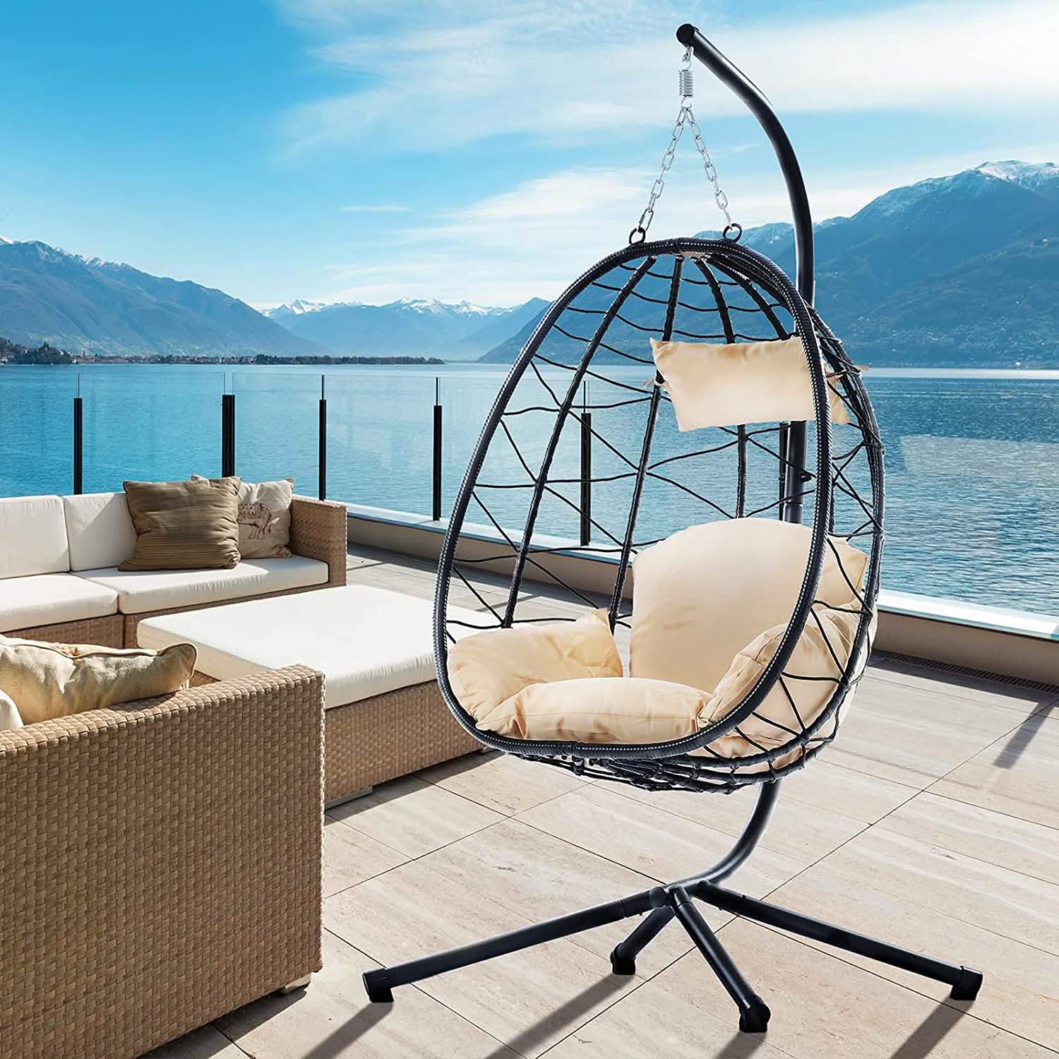 Hanging Egg Chair, Outdoor Indoor Swing Chair