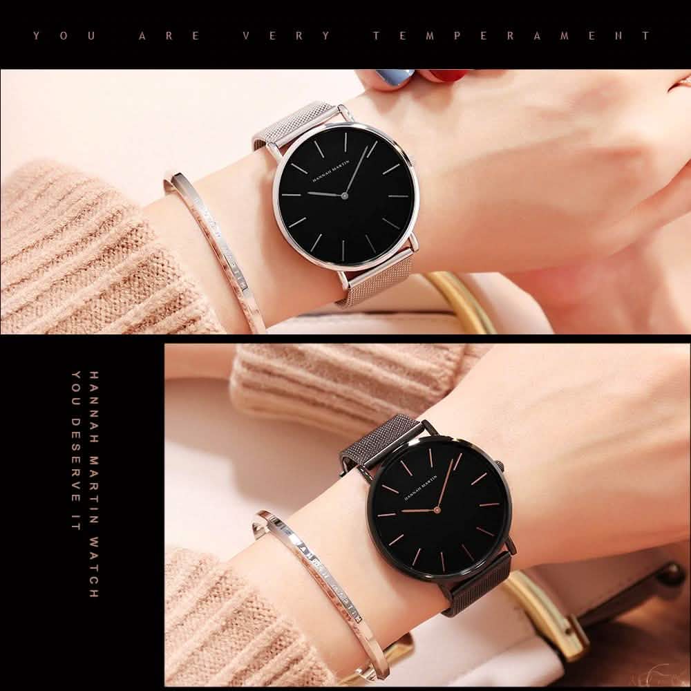 Hannah Martin High Quality Waterproof Ladies Watch