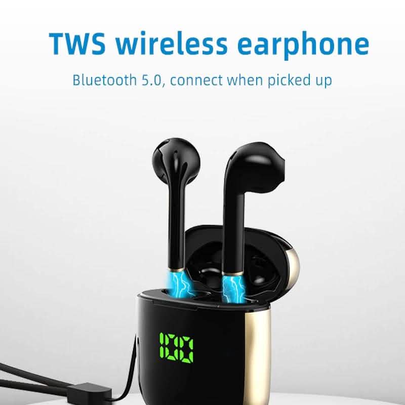 Hantoper Bluetooth Earphones TWS 5.0 Wireless Earbuds