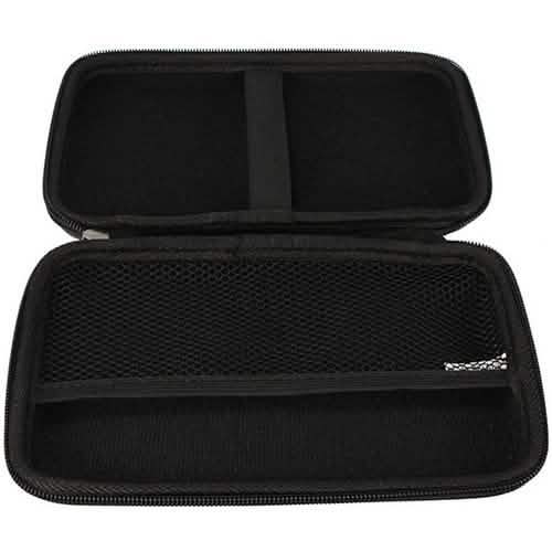 Hard Shell EVA 10" Case for Tablets and GPS, Zipper Closure and Mesh Storage