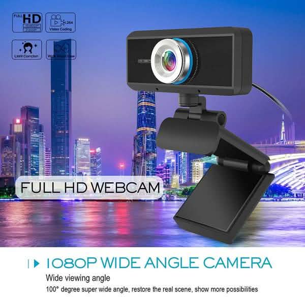 HD 1080P Desktop PC Video Calling Webcam with Microphone