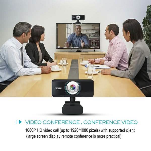 HD 1080P Desktop PC Video Calling Webcam with Microphone