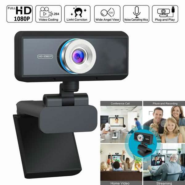 HD 1080P Desktop PC Video Calling Webcam with Microphone