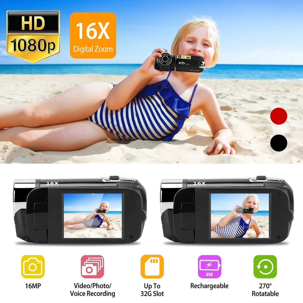 HD 1080P Digital Video Camcorder 16x Zoom DV Camera