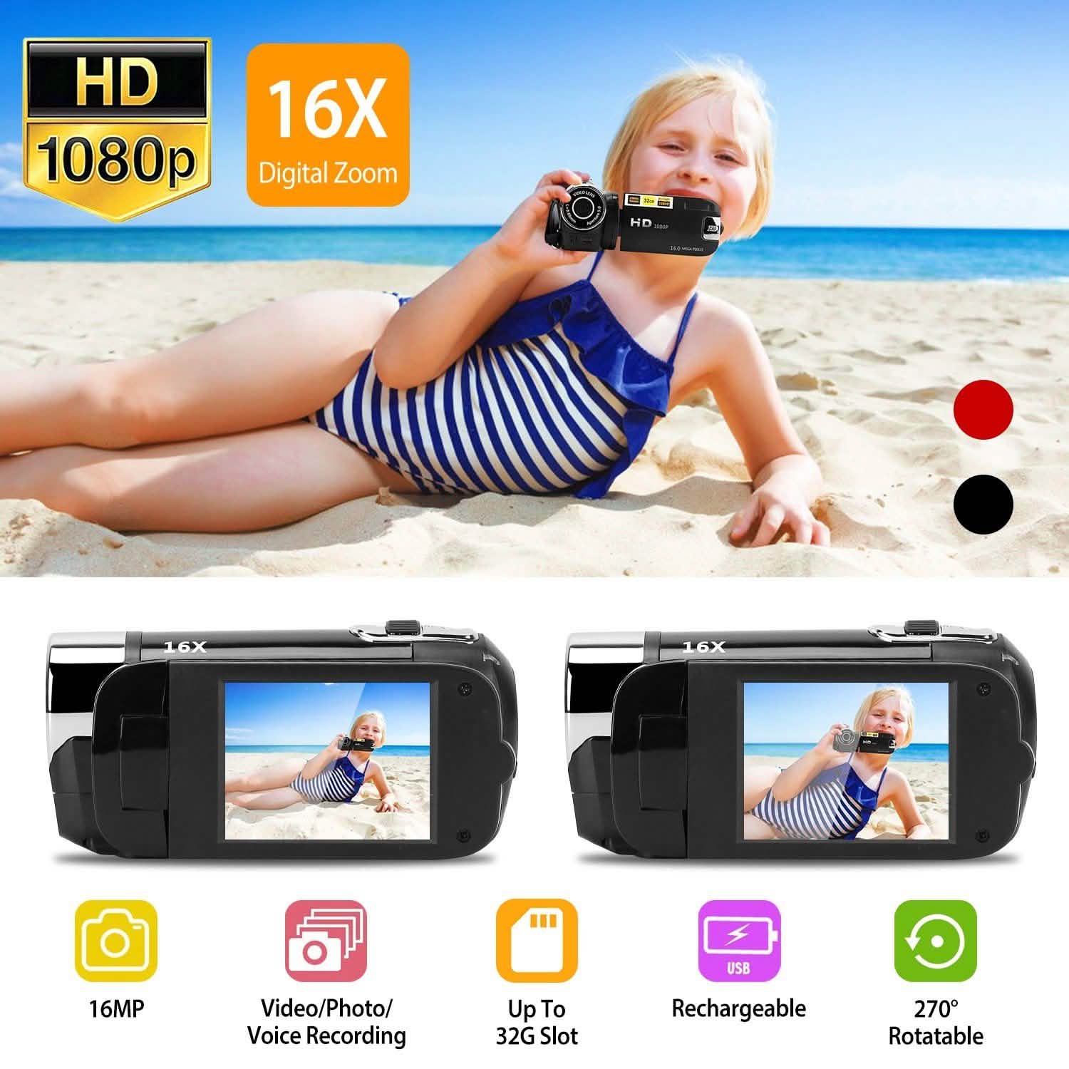 HD 1080P Digital Video Camcorder 16x Zoom DV Camera