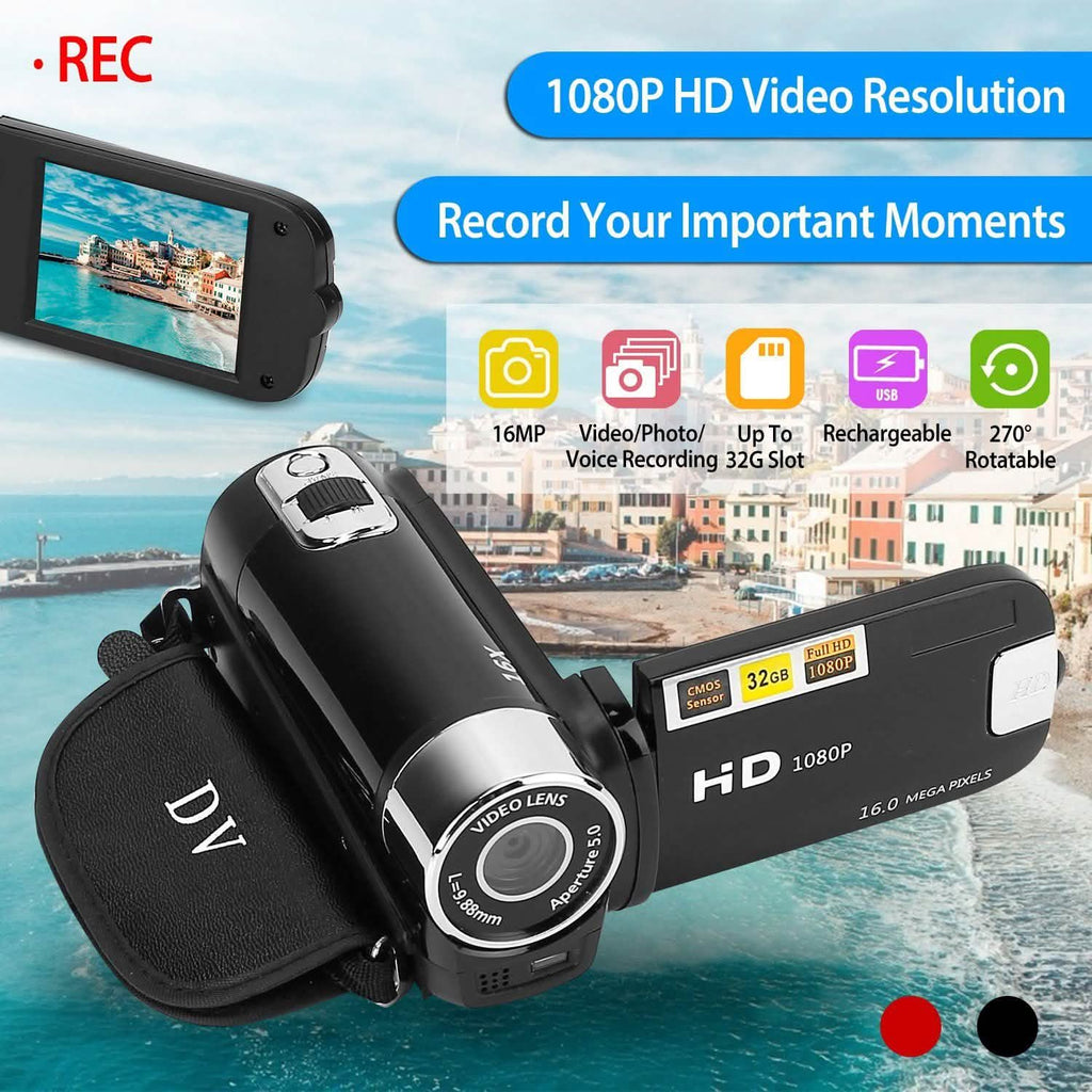 HD 1080P Digital Video Camcorder 16x Zoom DV Camera